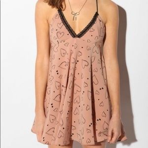 URBAN OUTFITTERS Kimchi Blue Blush Heart Dress
